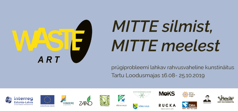 Waste Art exhibition at Tartu Nature House