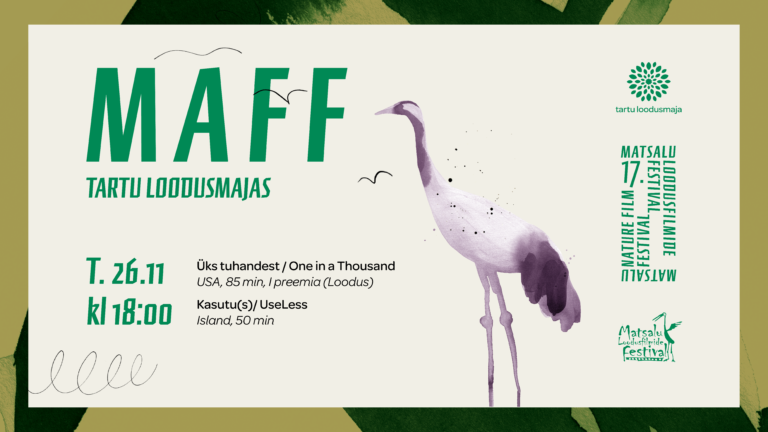 MAFF filmiõhtu “Üks tuhandest” ja “Kasutu(s)” 26.11.2019