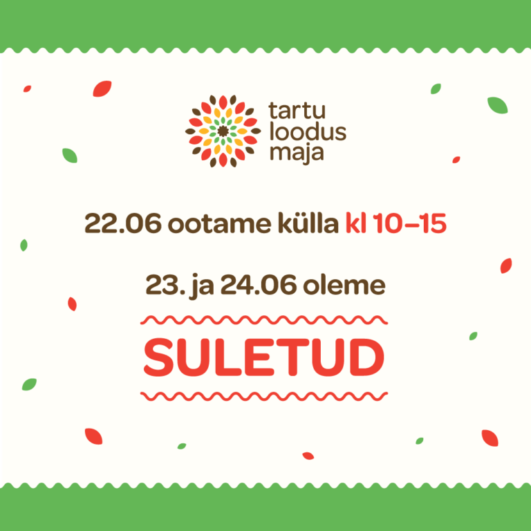 Lahtiolekuajad jaanipäeval