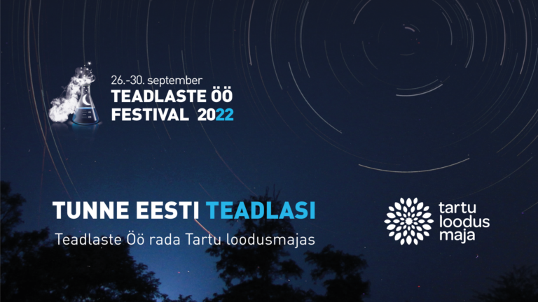 Teadlaste Öö avastusrada “Tunne Eesti teadlasi” 30.09.2022