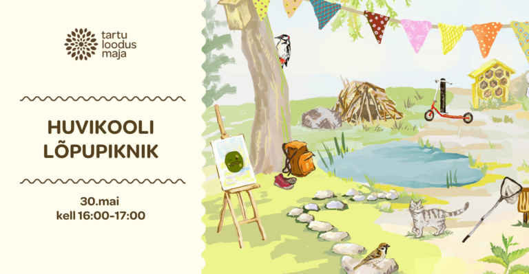 Huvikooli lõpupiknik 30.mai kell 16:00