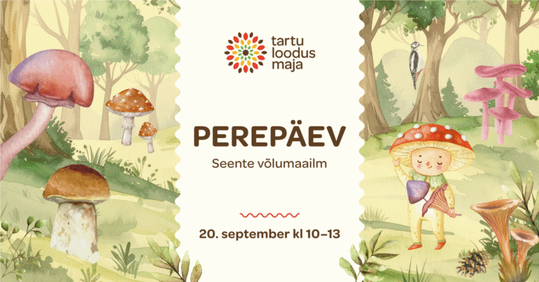 PEREPÄEV – Seente võlumaailm, 20. septembril 10.00 – 13.00