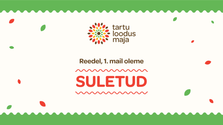Reedel, 1. mail oleme SULETUD