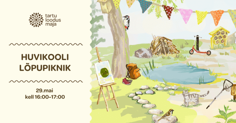 Huvikooli lõpupiknik 29.mai kell 16:00